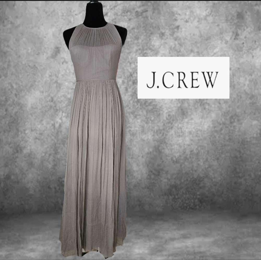 J Crew Silk Formal Gown size (2)